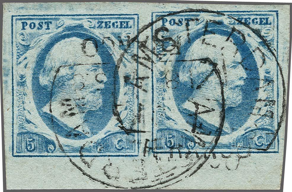 Lot 3922 - Netherlands and former colonies NL 1852 King William III -  Corinphila Veilingen Auction 250-253 - Day 4 - Proofs of Netherlands former colonies