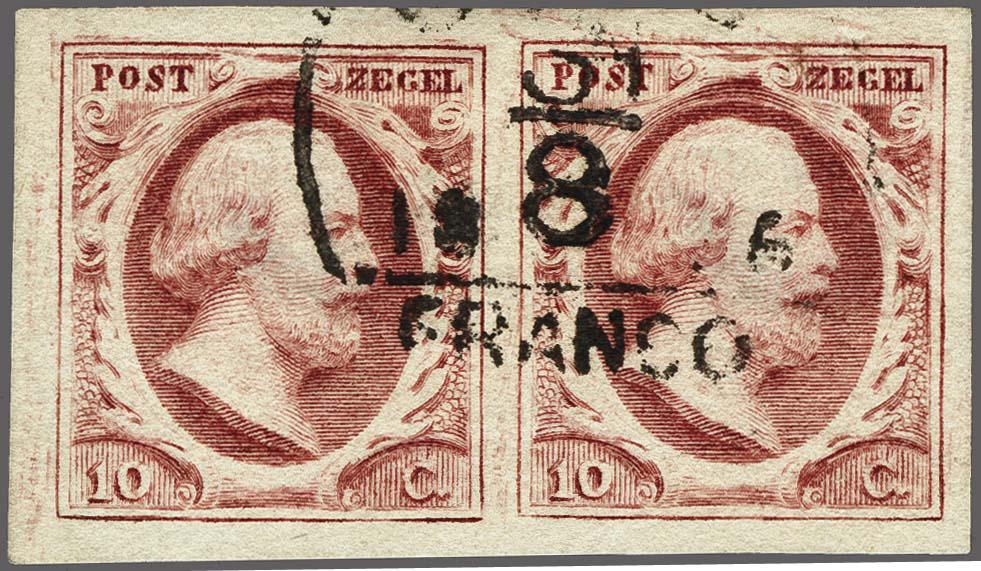 Lot 4037 - Netherlands and former colonies NL 1852 King William III - Corinphila Veilingen Auction 250-253 - Day 4 - Proofs of Netherlands former colonies Lot 4037 - Netherlands and former colonies NL 1852 King William III - Corinphila Veilingen Auction 250-253 - Day 4 - Proofs of Netherlands former colonies