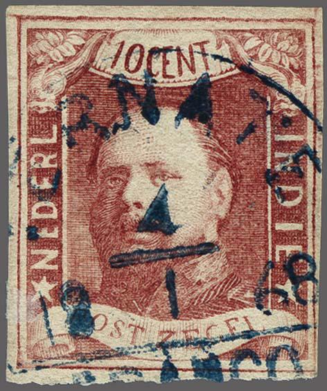 Lot 2673 - Netherlands and former colonies Netherlands Indies Half round franco cancellation - Corinphila Veilingen Auction 250-253 - Day 3 - Netherlands and former colonies - Single lots & Picture postcards Lot 2673 - Netherlands and former colonies Netherlands Indies Half round franco cancellation - Corinphila Veilingen Auction 250-253 - Day 3 - Netherlands and former colonies - Single lots & Picture postcards