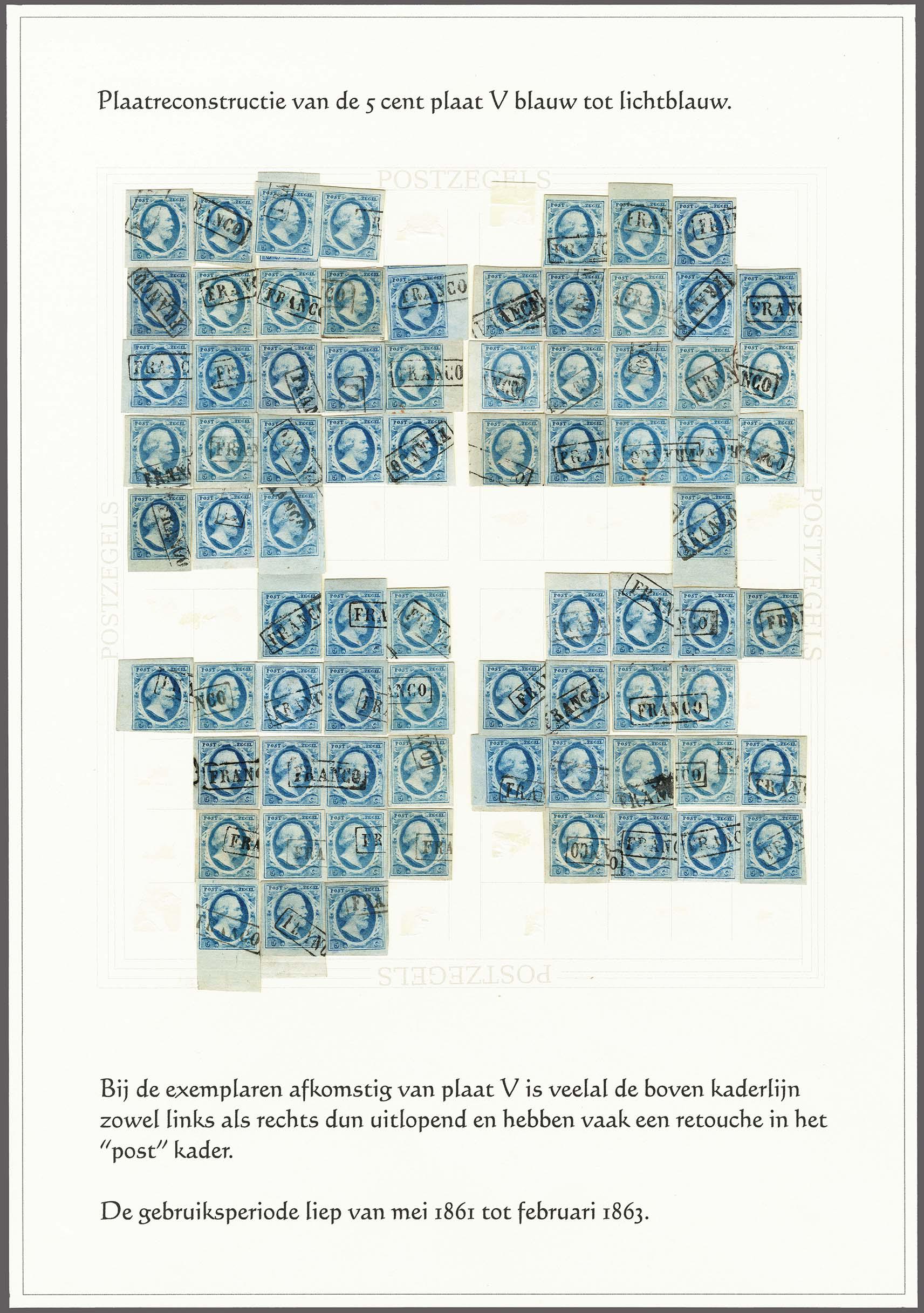 Lot 4139 - Netherlands and former colonies NL 1852 King William III -  Corinphila Veilingen Auction 250-253 - Day 4 - Proofs of Netherlands former colonies