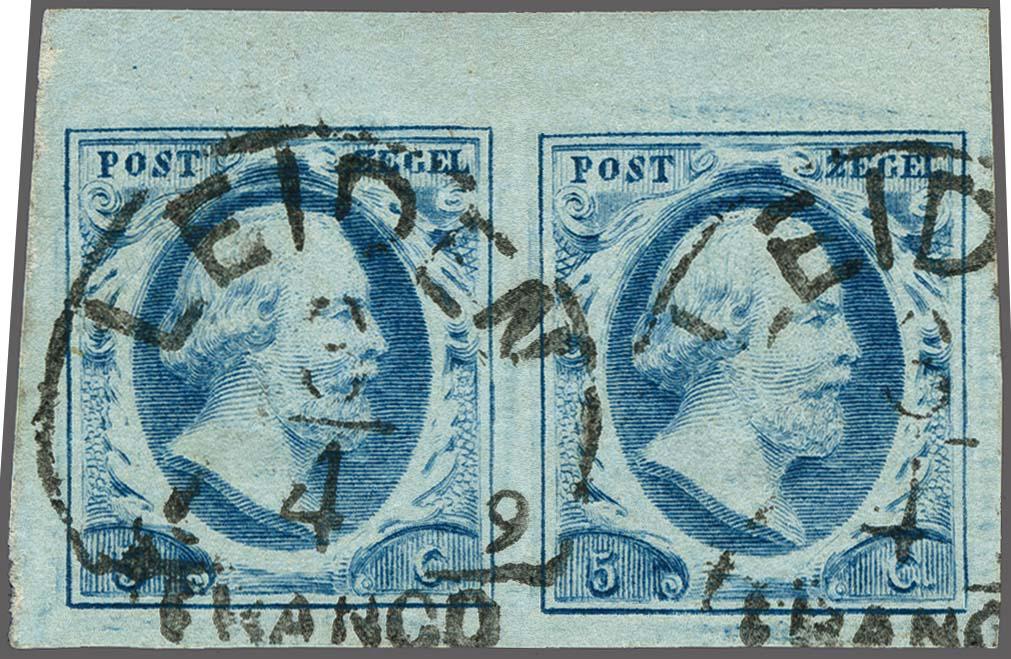 Lot 3919 - Netherlands and former colonies NL 1852 King William III -  Corinphila Veilingen Auction 250-253 - Day 4 - Proofs of Netherlands former colonies