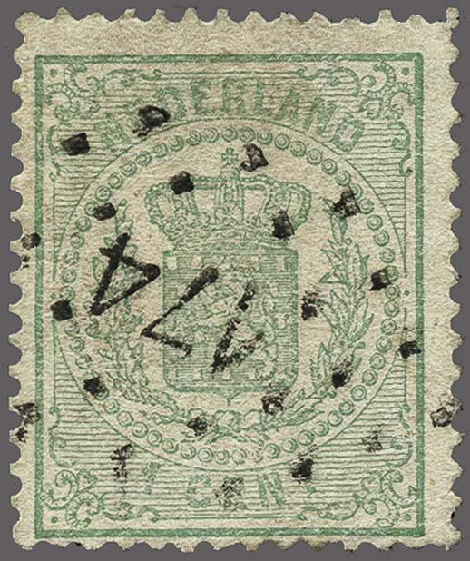 Lot 2551 - Netherlands and former colonies NL Dot Cancellation - Corinphila Veilingen Auction 250-253 - Day 3 - Netherlands and former colonies - Single lots & Picture postcards Lot 2551 - Netherlands and former colonies NL Dot Cancellation - Corinphila Veilingen Auction 250-253 - Day 3 - Netherlands and former colonies - Single lots & Picture postcards