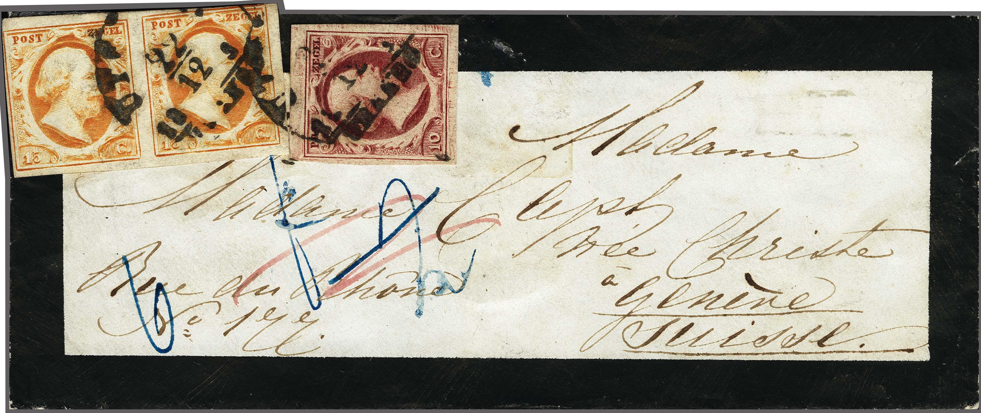 Lot 4199 - Netherlands and former colonies NL 1852 King William III - Corinphila Veilingen Auction 250-253 - Day 4 - Proofs of Netherlands former colonies Lot 4199 - Netherlands and former colonies NL 1852 King William III - Corinphila Veilingen Auction 250-253 - Day 4 - Proofs of Netherlands former colonies