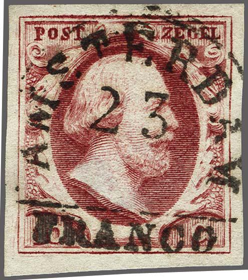 Lot 4247 - Netherlands and former colonies NL Semi-circular Cancellation - Corinphila Veilingen Auction 250-253 - Day 4 - Proofs of Netherlands former colonies Lot 4247 - Netherlands and former colonies NL Semi-circular Cancellation - Corinphila Veilingen Auction 250-253 - Day 4 - Proofs of Netherlands former colonies