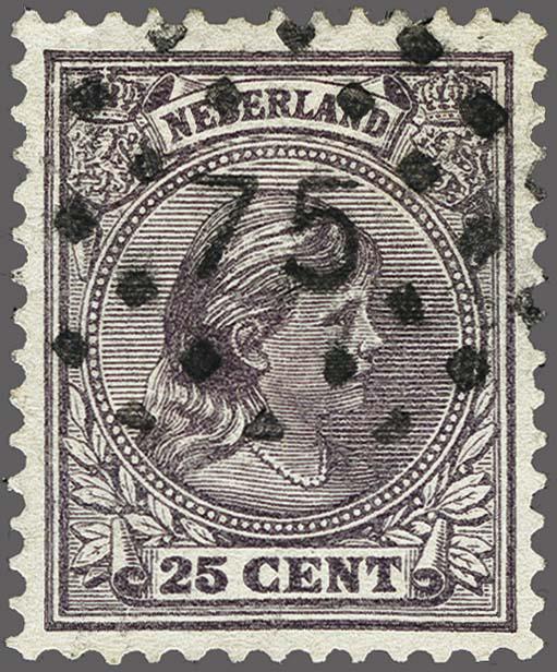 Lot 2547 - Netherlands and former colonies NL Dot Cancellation -  Corinphila Veilingen Auction 250-253 - Day 3 - Netherlands and former colonies - Single lots & Picture postcards