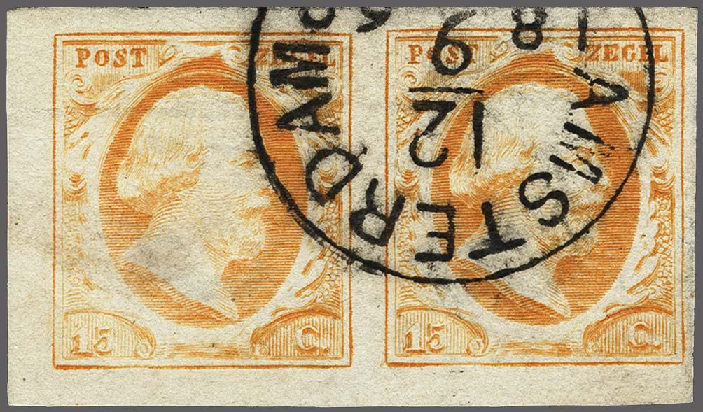 Lot 4108 - Netherlands and former colonies NL 1852 King William III -  Corinphila Veilingen Auction 250-253 - Day 4 - Proofs of Netherlands former colonies