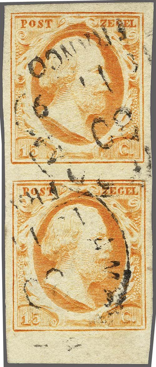 Lot 4109 - Netherlands and former colonies NL 1852 King William III -  Corinphila Veilingen Auction 250-253 - Day 4 - Proofs of Netherlands former colonies