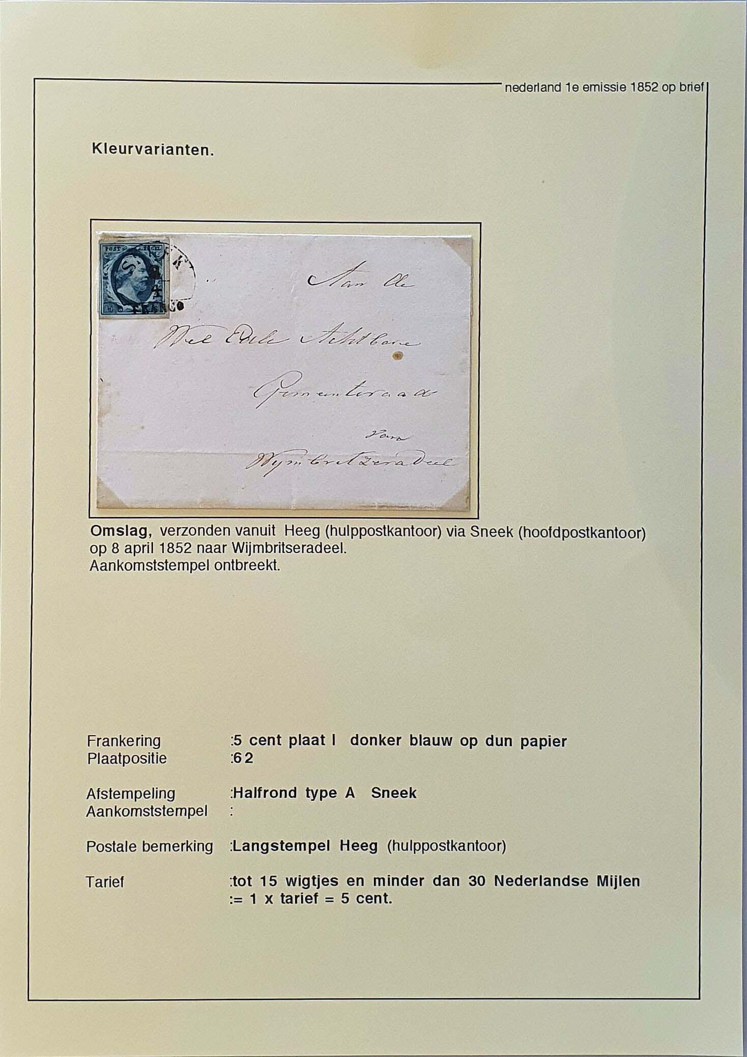Lot 4237 - Netherlands and former colonies NL 1852 King William III - Corinphila Veilingen Auction 250-253 - Day 4 - Proofs of Netherlands former colonies Lot 4237 - Netherlands and former colonies NL 1852 King William III - Corinphila Veilingen Auction 250-253 - Day 4 - Proofs of Netherlands former colonies