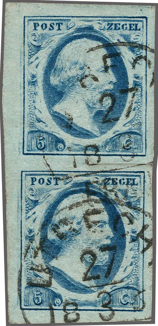 Lot 3923 - Netherlands and former colonies NL 1852 King William III -  Corinphila Veilingen Auction 250-253 - Day 4 - Proofs of Netherlands former colonies