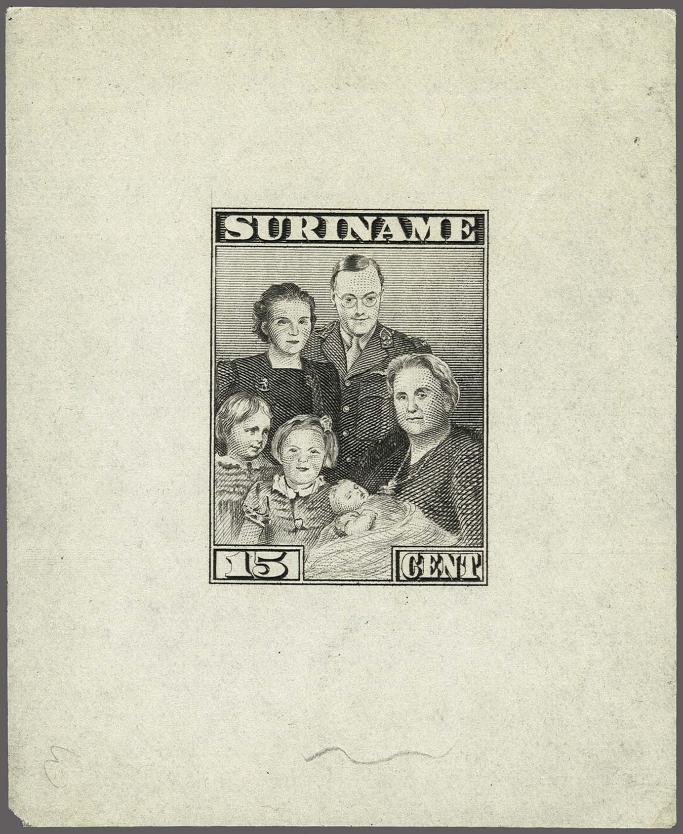 Lot 3433 - Netherlands and former colonies surinam -  Corinphila Veilingen Auction 250-253 - Day 4 - Proofs of Netherlands former colonies