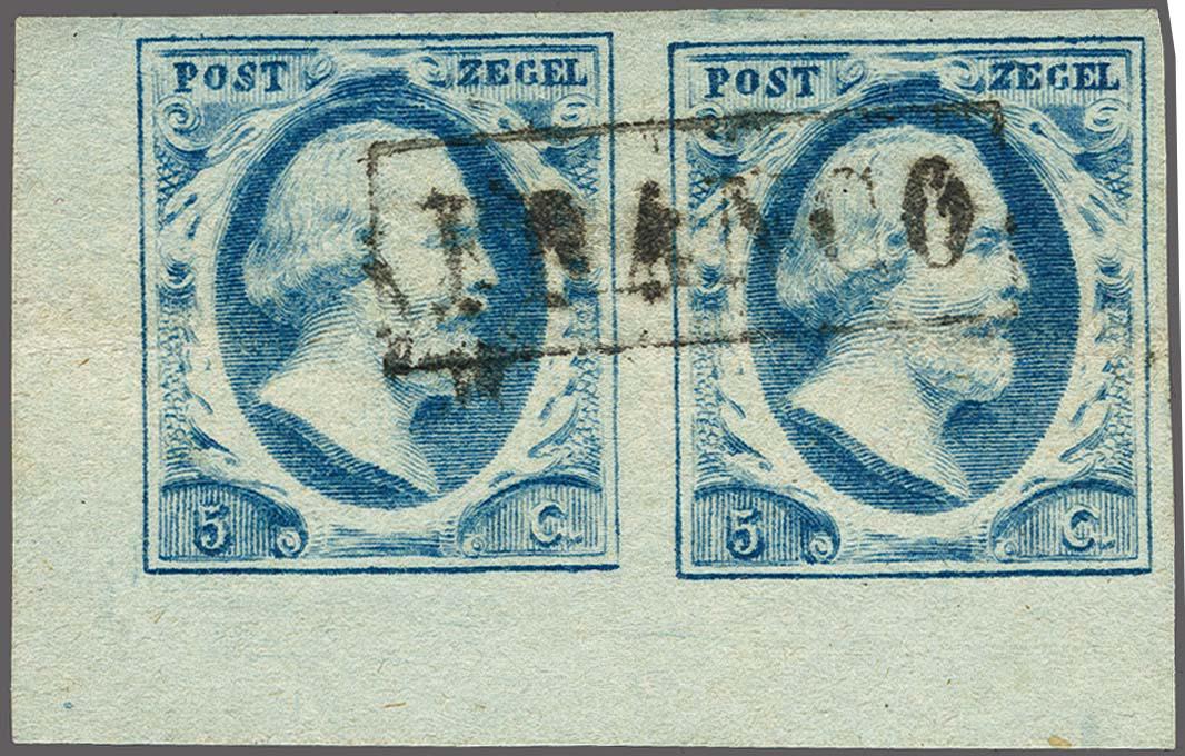 Lot 3976 - Netherlands and former colonies NL 1852 King William III - Corinphila Veilingen Auction 250-253 - Day 4 - Proofs of Netherlands former colonies Lot 3976 - Netherlands and former colonies NL 1852 King William III - Corinphila Veilingen Auction 250-253 - Day 4 - Proofs of Netherlands former colonies