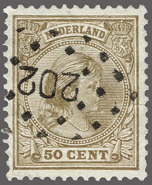 Lot 2552 - Netherlands and former colonies NL Dot Cancellation - Corinphila Veilingen Auction 250-253 - Day 3 - Netherlands and former colonies - Single lots & Picture postcards Lot 2552 - Netherlands and former colonies NL Dot Cancellation - Corinphila Veilingen Auction 250-253 - Day 3 - Netherlands and former colonies - Single lots & Picture postcards
