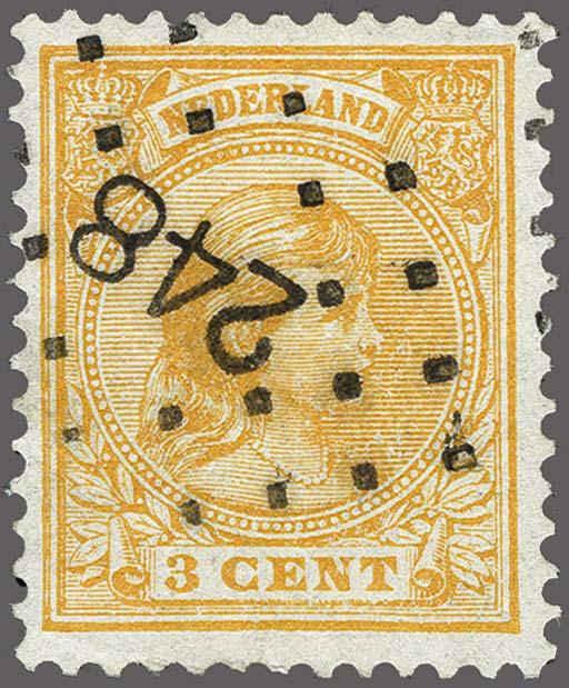 Lot 2555 - Netherlands and former colonies NL Dot Cancellation - Corinphila Veilingen Auction 250-253 - Day 3 - Netherlands and former colonies - Single lots & Picture postcards Lot 2555 - Netherlands and former colonies NL Dot Cancellation - Corinphila Veilingen Auction 250-253 - Day 3 - Netherlands and former colonies - Single lots & Picture postcards