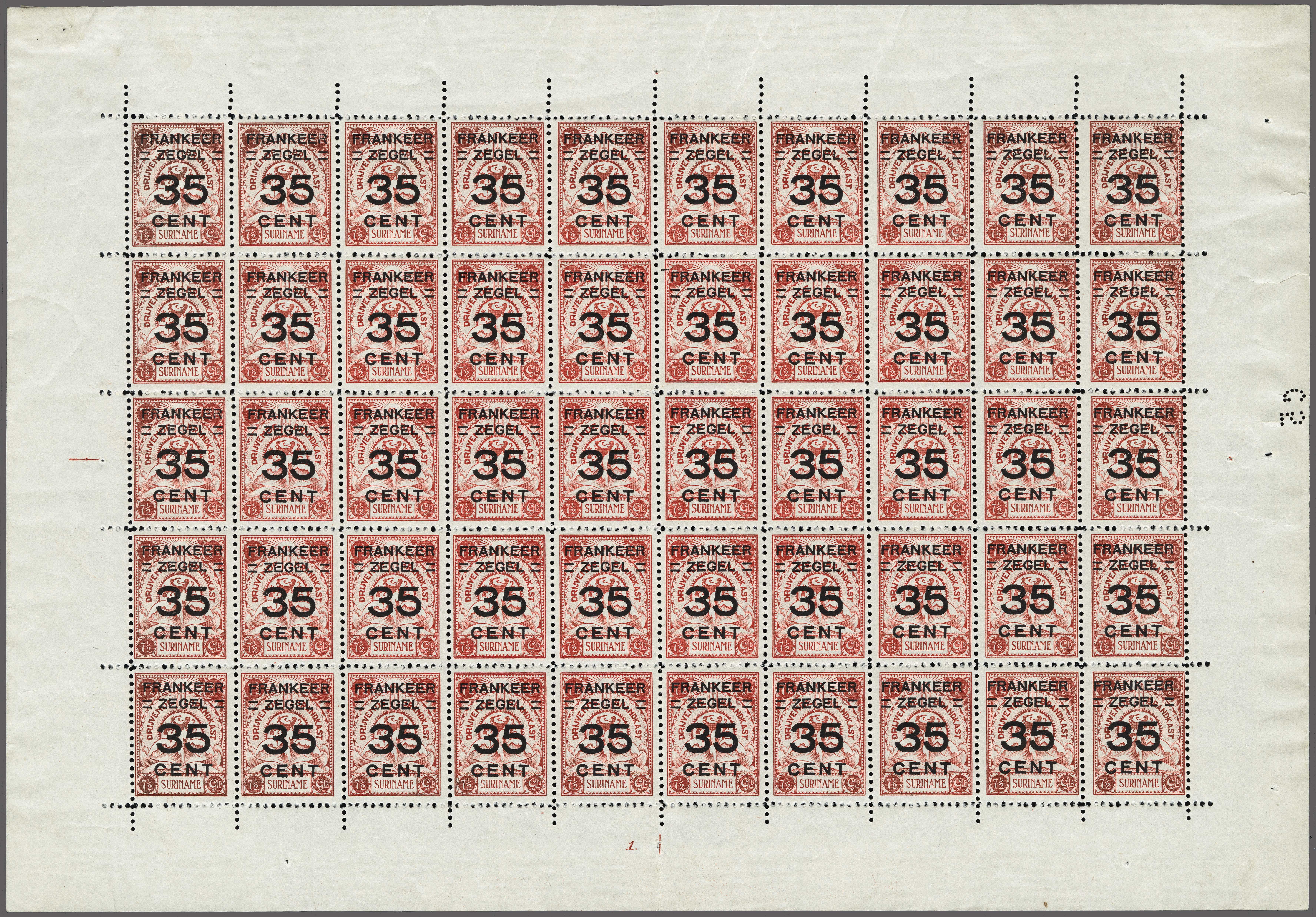Lot 3421 - Netherlands and former colonies surinam - Corinphila Veilingen Auction 250-253 - Day 4 - Proofs of Netherlands former colonies Lot 3421 - Netherlands and former colonies surinam - Corinphila Veilingen Auction 250-253 - Day 4 - Proofs of Netherlands former colonies