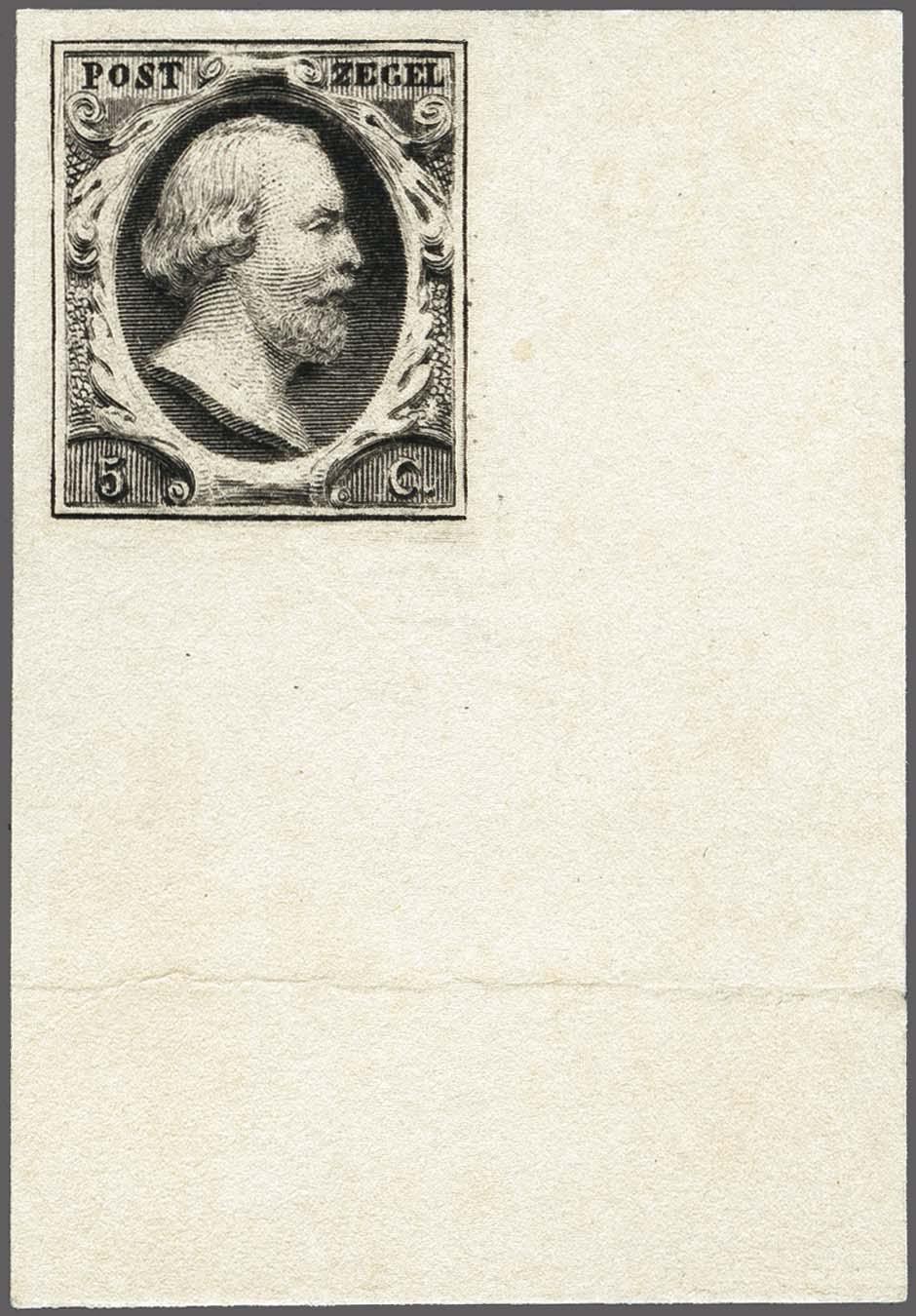 Lot 3829 - Netherlands and former colonies NL 1852 King William III - Corinphila Veilingen Auction 250-253 - Day 4 - Proofs of Netherlands former colonies Lot 3829 - Netherlands and former colonies NL 1852 King William III - Corinphila Veilingen Auction 250-253 - Day 4 - Proofs of Netherlands former colonies