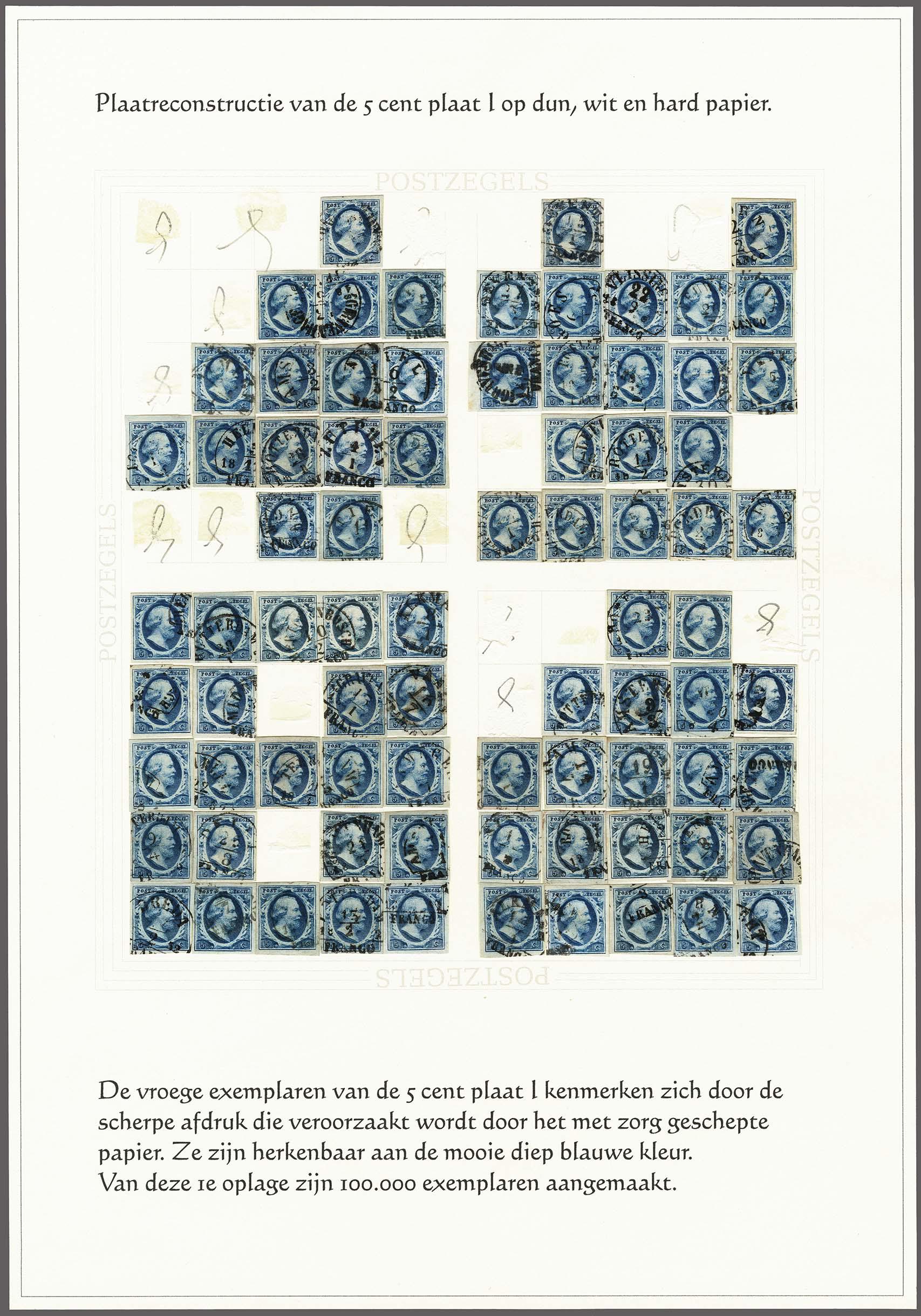 Lot 4127 - Netherlands and former colonies NL 1852 King William III -  Corinphila Veilingen Auction 250-253 - Day 4 - Proofs of Netherlands former colonies