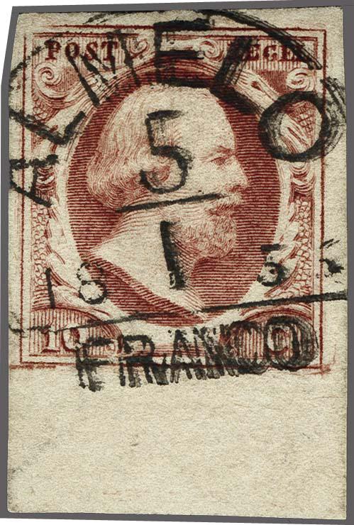 Lot 4245 - Netherlands and former colonies NL Semi-circular Cancellation - Corinphila Veilingen Auction 250-253 - Day 4 - Proofs of Netherlands former colonies Lot 4245 - Netherlands and former colonies NL Semi-circular Cancellation - Corinphila Veilingen Auction 250-253 - Day 4 - Proofs of Netherlands former colonies