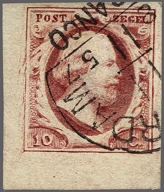 Lot 4029 - Netherlands and former colonies NL 1852 King William III - Corinphila Veilingen Auction 250-253 - Day 4 - Proofs of Netherlands former colonies Lot 4029 - Netherlands and former colonies NL 1852 King William III - Corinphila Veilingen Auction 250-253 - Day 4 - Proofs of Netherlands former colonies