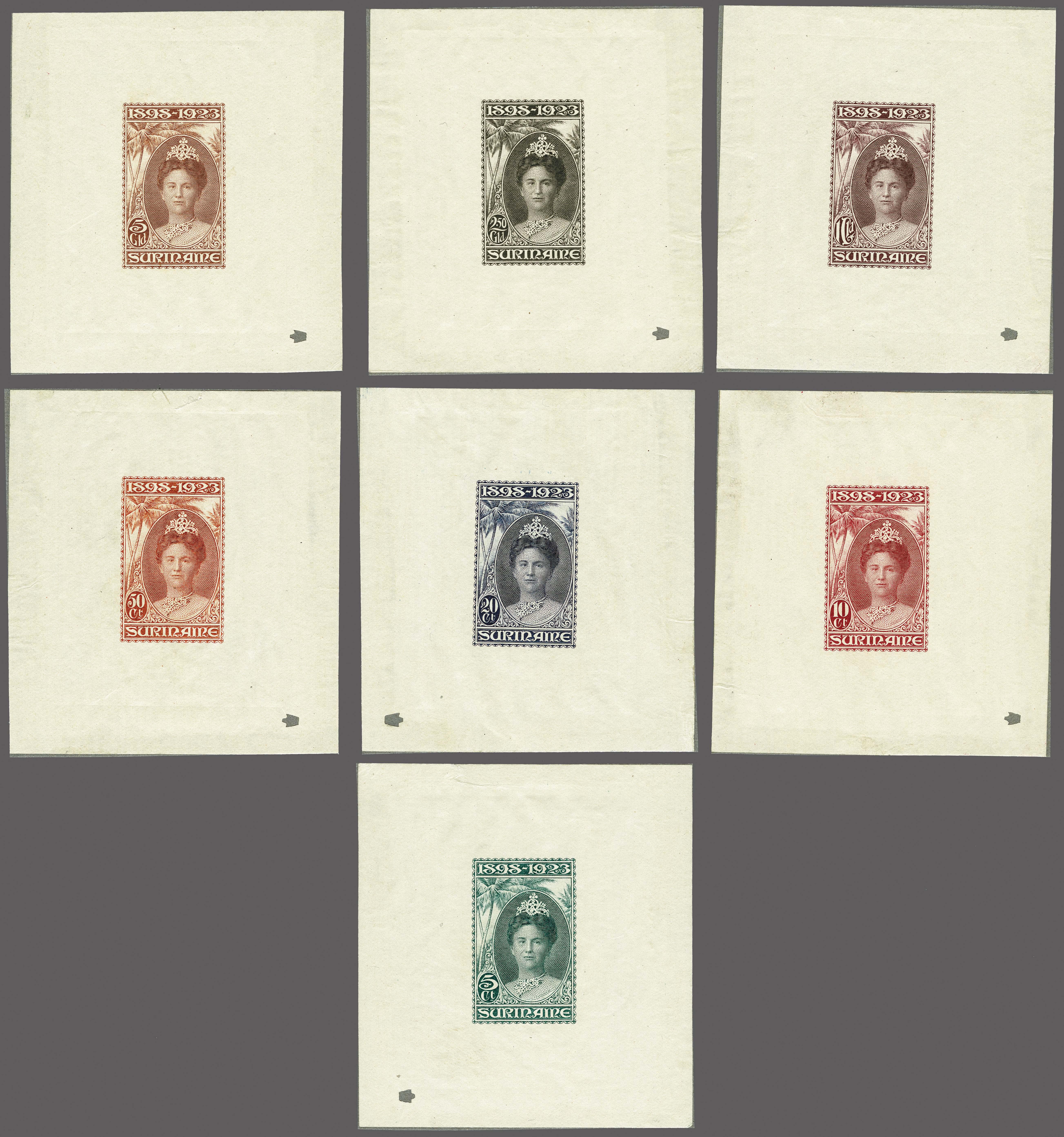 Lot 3418 - Netherlands and former colonies surinam - Corinphila Veilingen Auction 250-253 - Day 4 - Proofs of Netherlands former colonies Lot 3418 - Netherlands and former colonies surinam - Corinphila Veilingen Auction 250-253 - Day 4 - Proofs of Netherlands former colonies