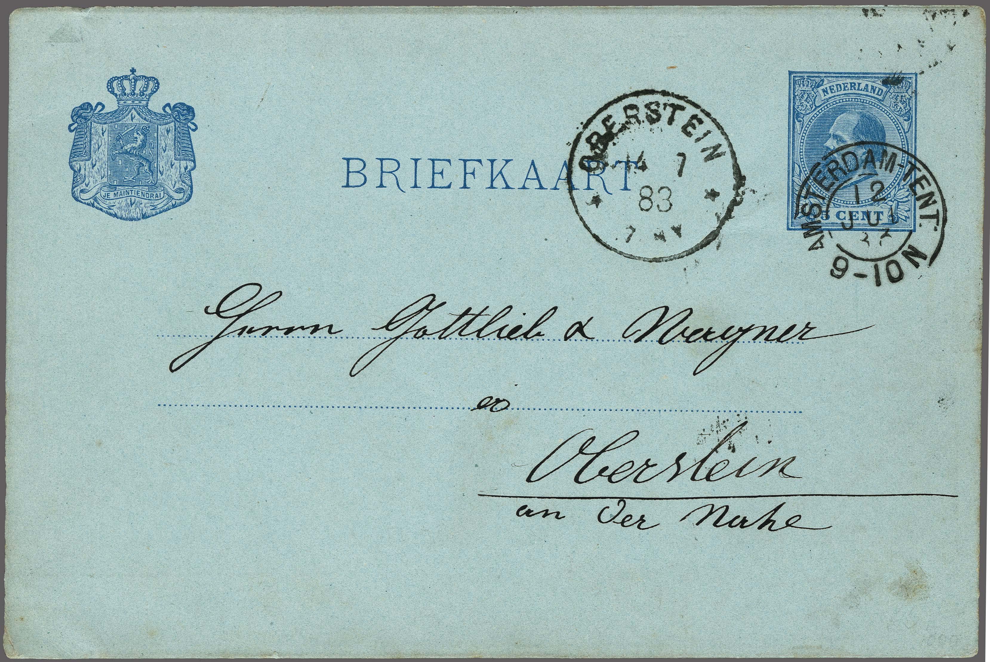 Lot 2557 - Netherlands and former colonies NL Circular Date Cancellation (small) - Corinphila Veilingen Auction 250-253 - Day 3 - Netherlands and former colonies - Single lots & Picture postcards Lot 2557 - Netherlands and former colonies NL Circular Date Cancellation (small) - Corinphila Veilingen Auction 250-253 - Day 3 - Netherlands and former colonies - Single lots & Picture postcards
