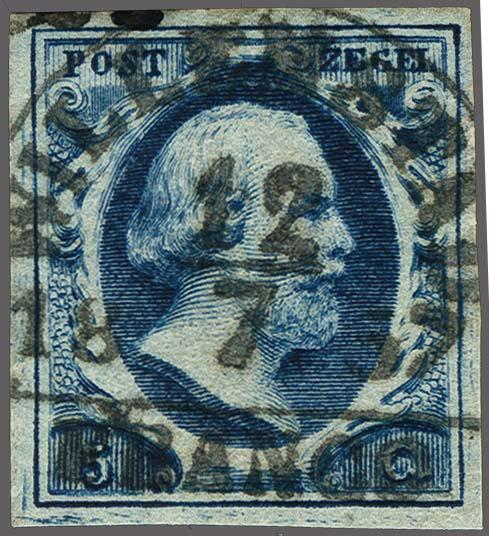 Lot 4289 - Netherlands and former colonies NL Semi-circular Cancellation - Corinphila Veilingen Auction 250-253 - Day 4 - Proofs of Netherlands former colonies Lot 4289 - Netherlands and former colonies NL Semi-circular Cancellation - Corinphila Veilingen Auction 250-253 - Day 4 - Proofs of Netherlands former colonies