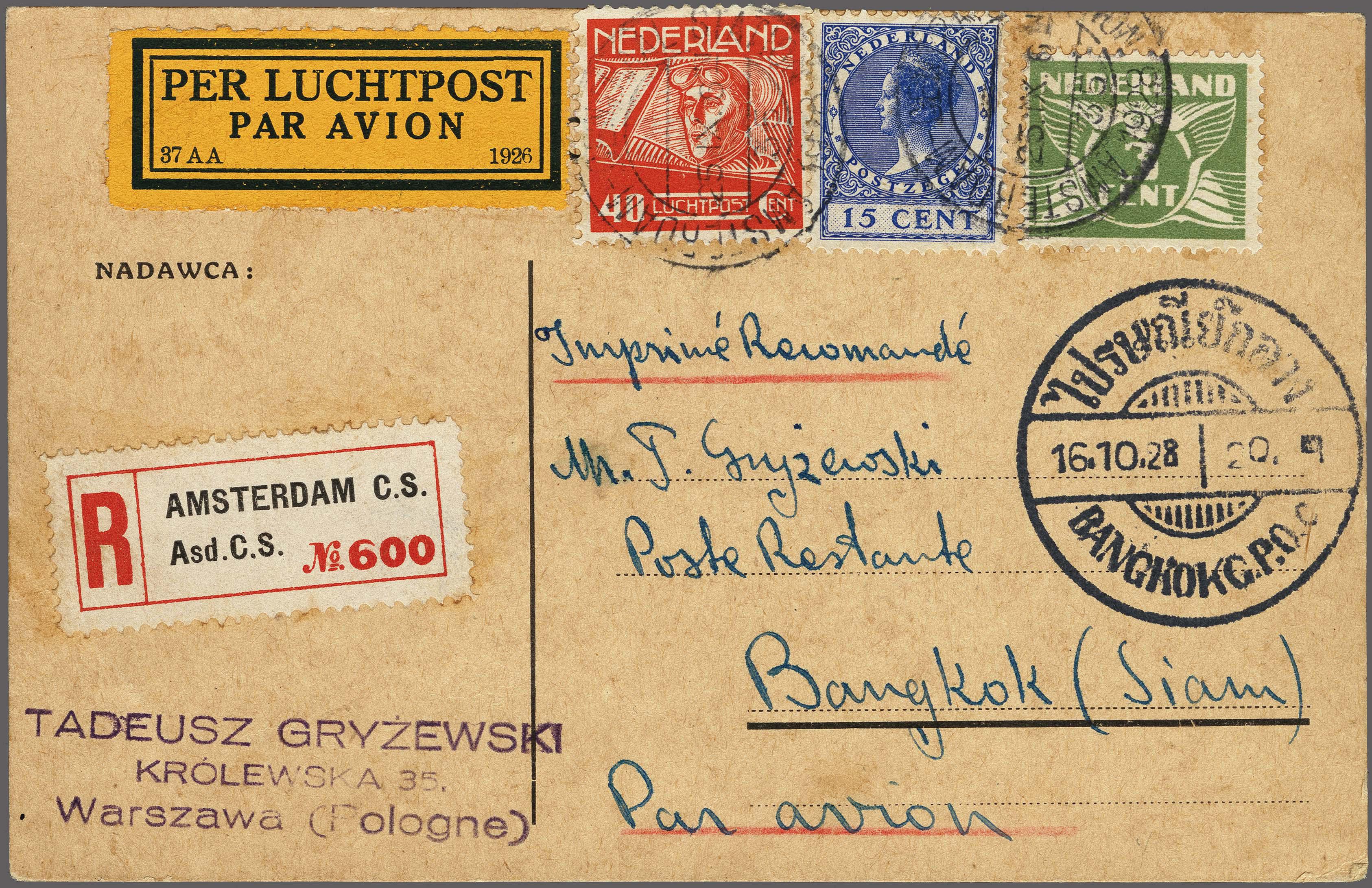 Lot 2633 - Netherlands and former colonies Netherlands - Corinphila Veilingen Auction 250-253 - Day 3 - Netherlands and former colonies - Single lots & Picture postcards Lot 2633 - Netherlands and former colonies Netherlands - Corinphila Veilingen Auction 250-253 - Day 3 - Netherlands and former colonies - Single lots & Picture postcards
