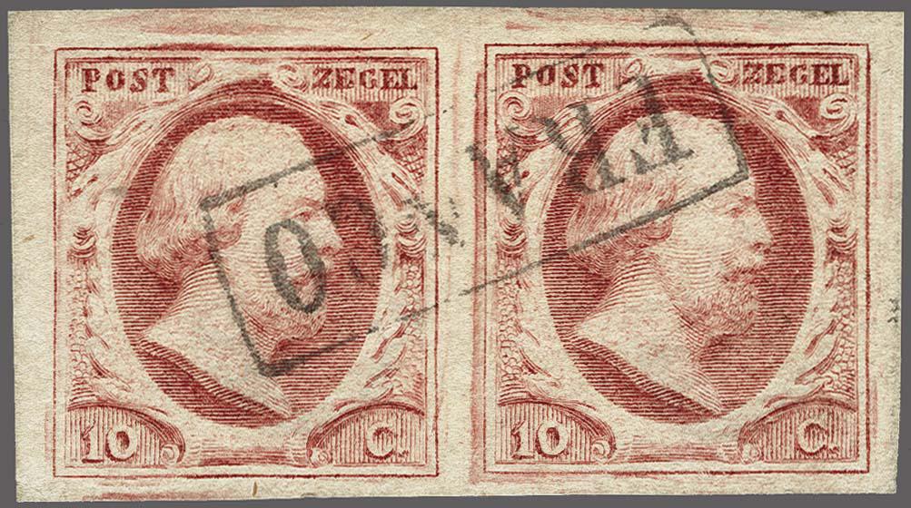Lot 4081 - Netherlands and former colonies NL 1852 King William III - Corinphila Veilingen Auction 250-253 - Day 4 - Proofs of Netherlands former colonies Lot 4081 - Netherlands and former colonies NL 1852 King William III - Corinphila Veilingen Auction 250-253 - Day 4 - Proofs of Netherlands former colonies