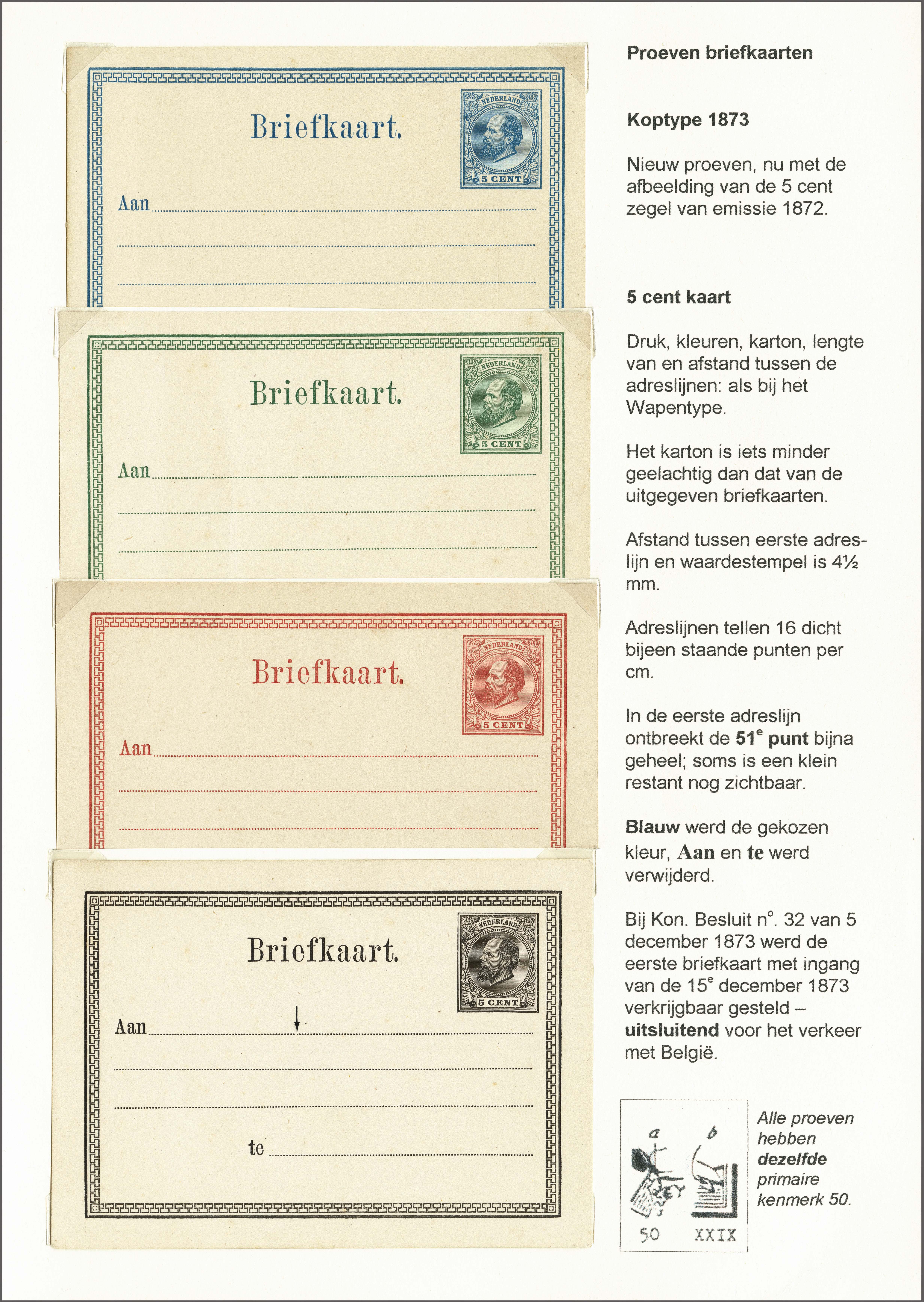 Lot 2569 - Netherlands and former colonies Netherlands Postal Stationery - Corinphila Veilingen Auction 250-253 - Day 3 - Netherlands and former colonies - Single lots & Picture postcards Lot 2569 - Netherlands and former colonies Netherlands Postal Stationery - Corinphila Veilingen Auction 250-253 - Day 3 - Netherlands and former colonies - Single lots & Picture postcards