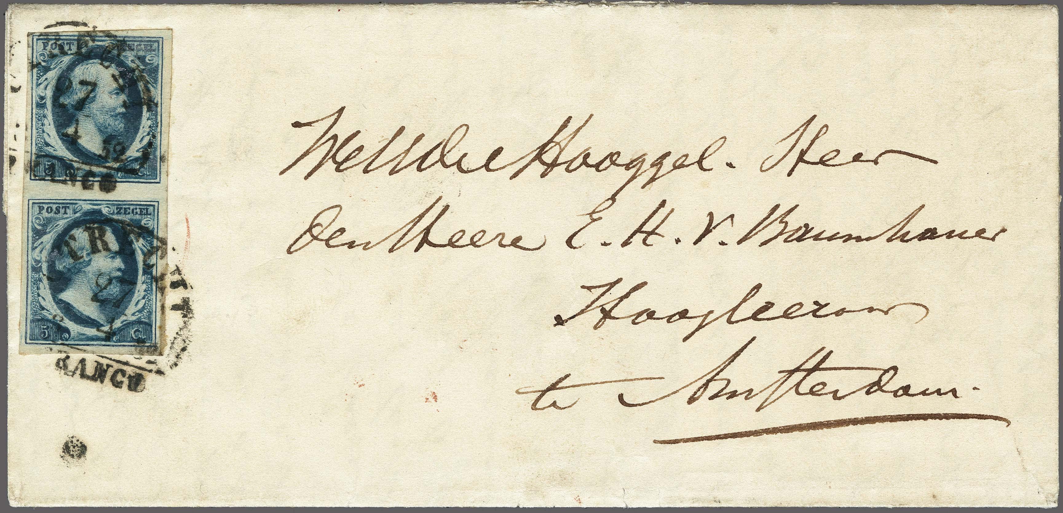 Lot 4163 - Netherlands and former colonies NL 1852 King William III - Corinphila Veilingen Auction 250-253 - Day 4 - Proofs of Netherlands former colonies Lot 4163 - Netherlands and former colonies NL 1852 King William III - Corinphila Veilingen Auction 250-253 - Day 4 - Proofs of Netherlands former colonies